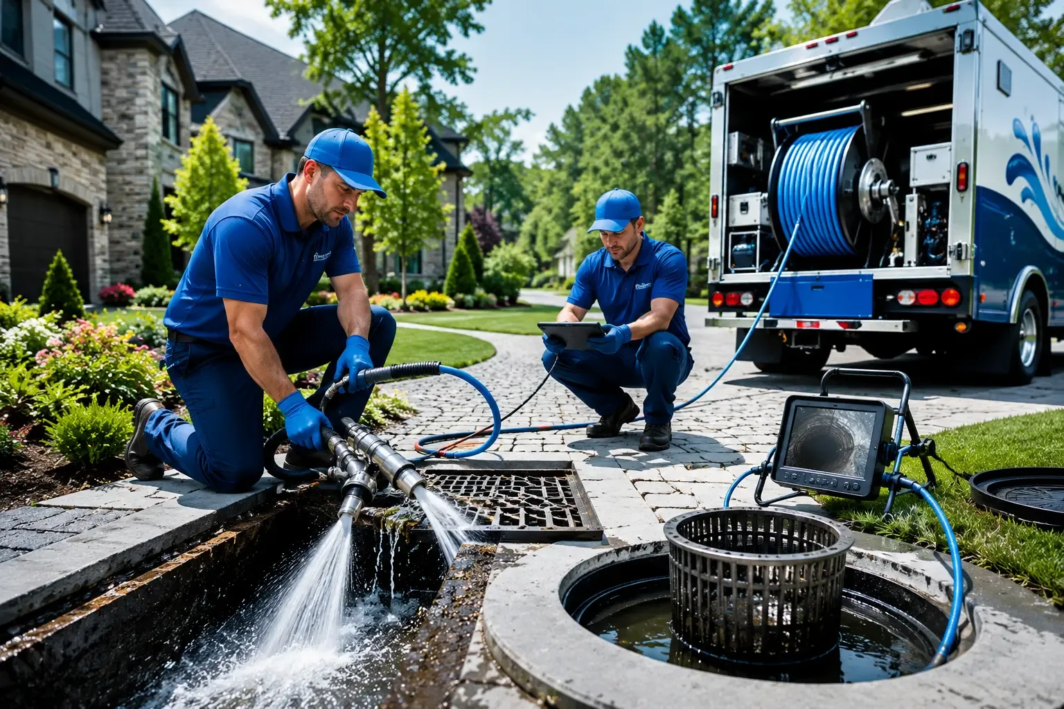 Local outdoor drain cleaning professionals in Welling, OK