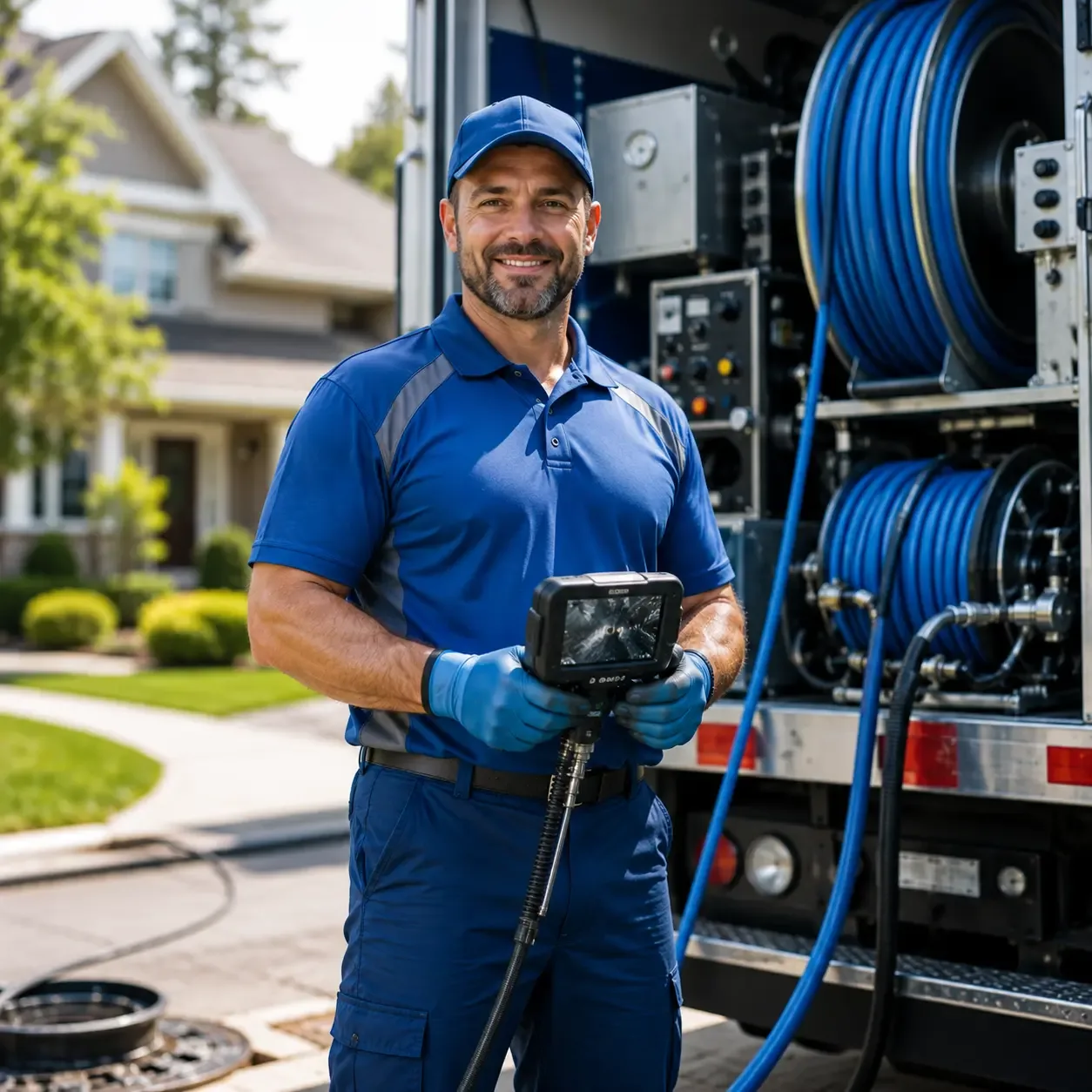Local outdoor drain cleaning specialists in Welling, OK